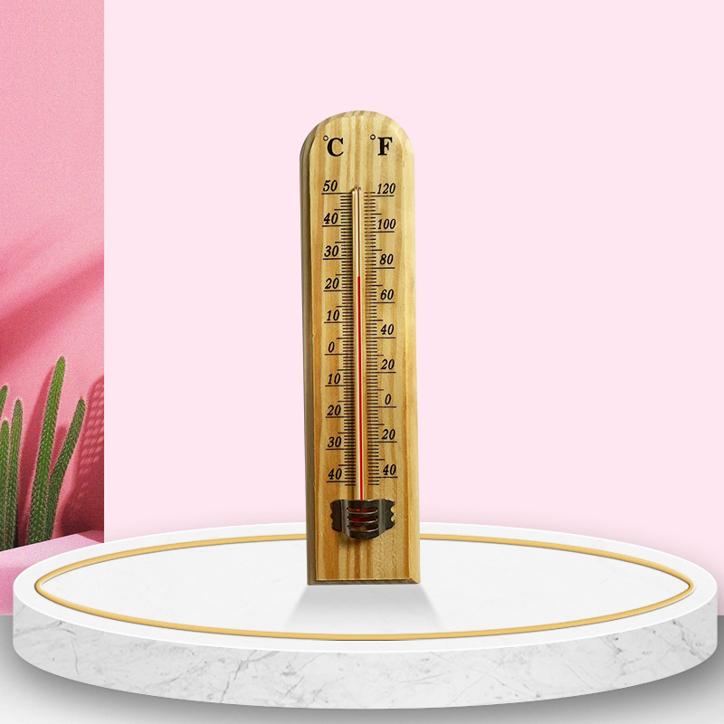 Smart Garden Greenhouse - Wood Wall Hang Thermometer -40℃+50℃/-40℉+120℉ Thermometer