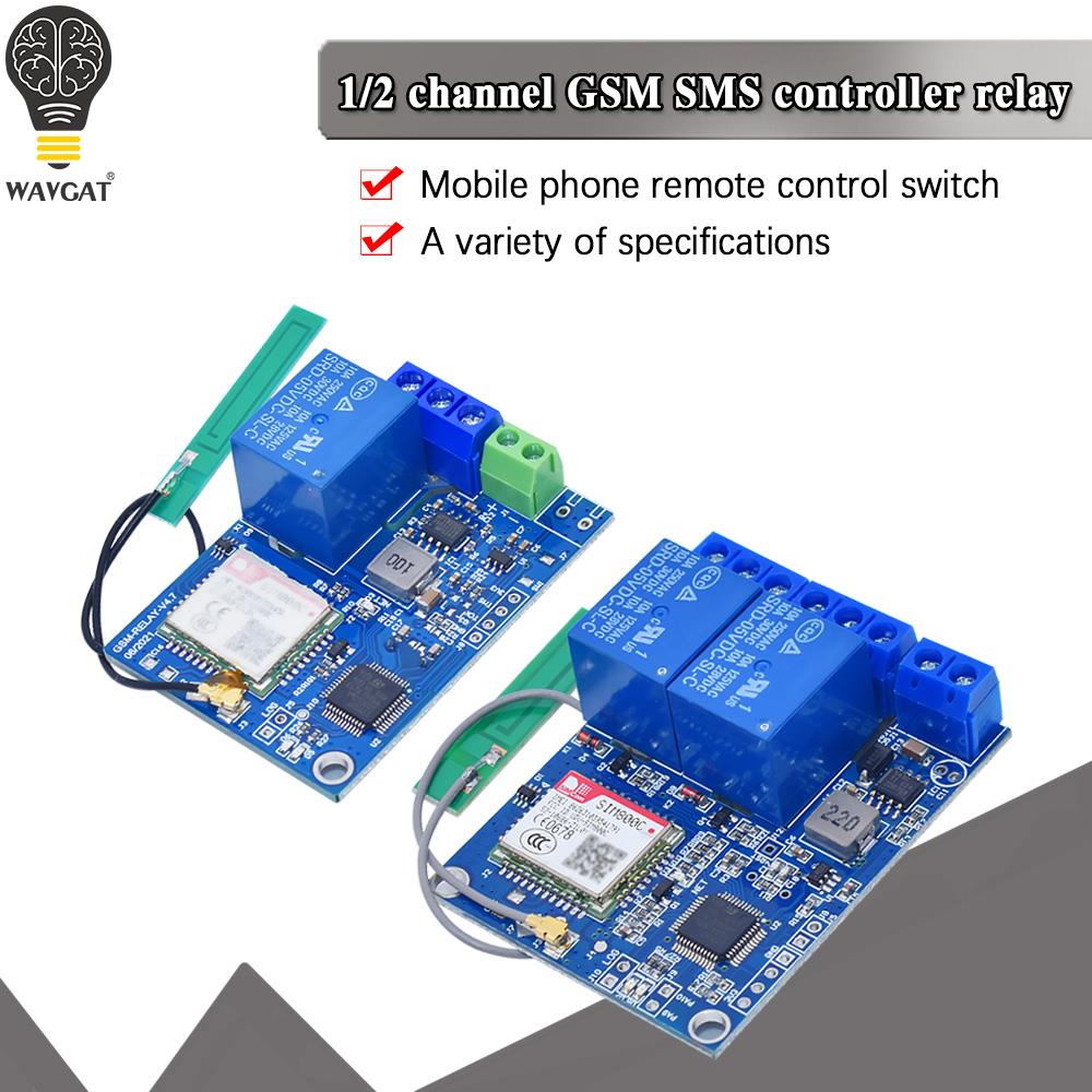 Smart Garden Greenhouse - 1/2 Channel Relay Module Sms Gsm