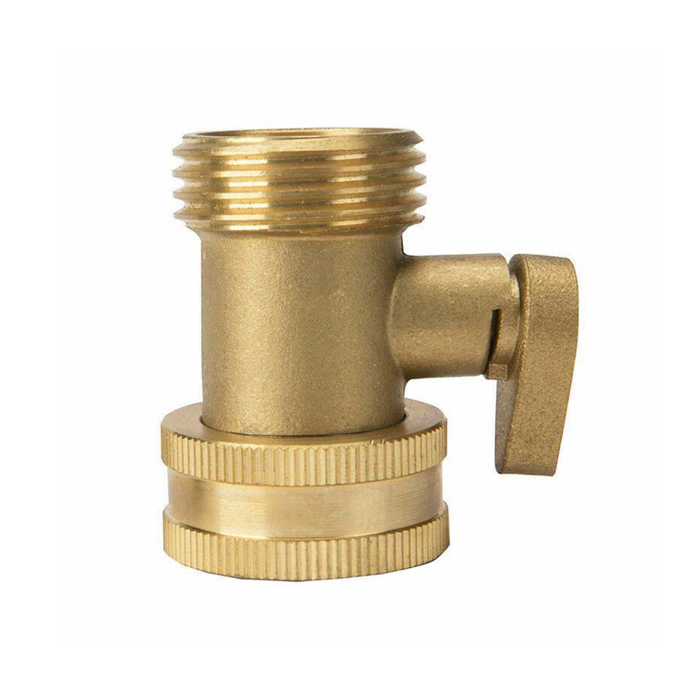 Smart Garden Hose Valve - 3/4 Garden Hose Shutoff Valve Brass