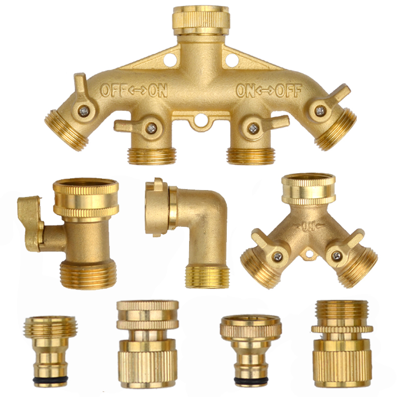 Heavy Duty Brass 1-2-4 way Spl - Smart Garden Hose Valve recension och pris