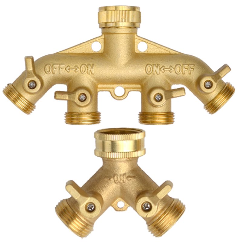 Heavy Duty Brass 1-2-4 way Spl - Smart Garden Hose Valve recension och pris