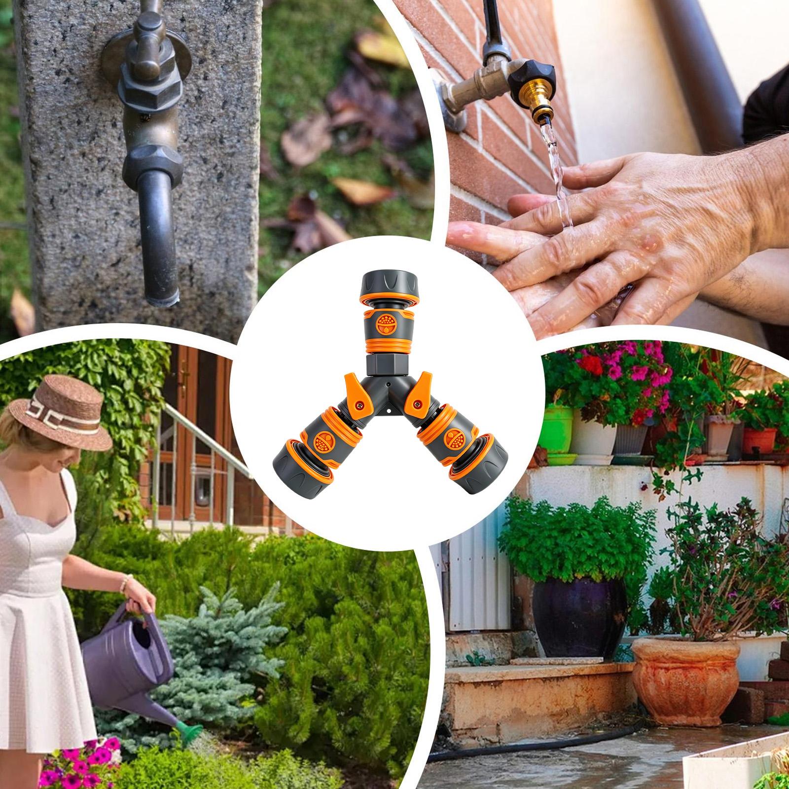 Heavy Duty Quick Connect Three - Smart Garden Hose Valve recension och pris