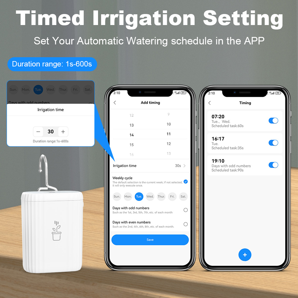 MANHOT WiFi Smart Watering Pum - Smart Garden At Home recension och pris
