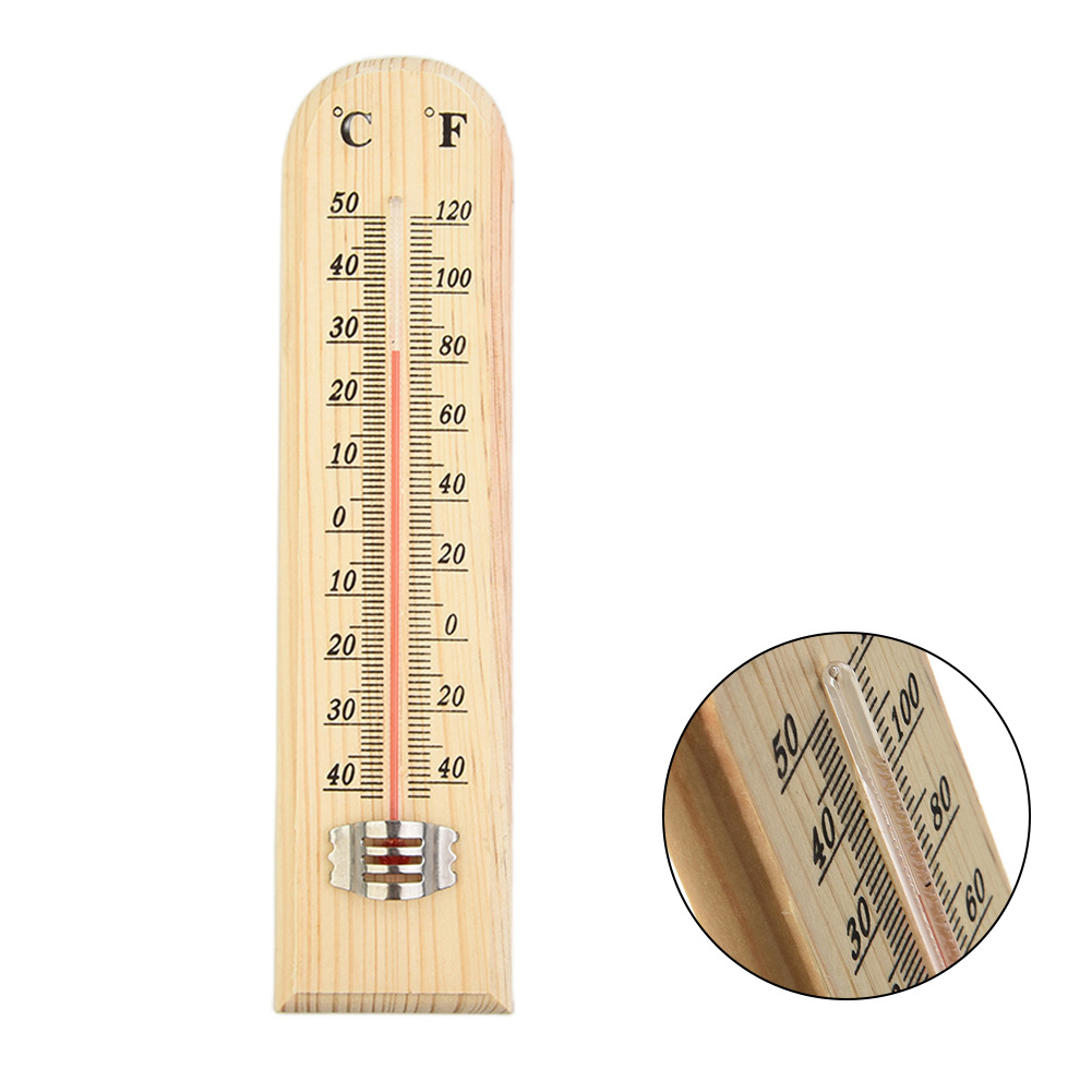 Wood Wall Hang Thermometer -40 - Smart Garden Greenhouse recension och pris