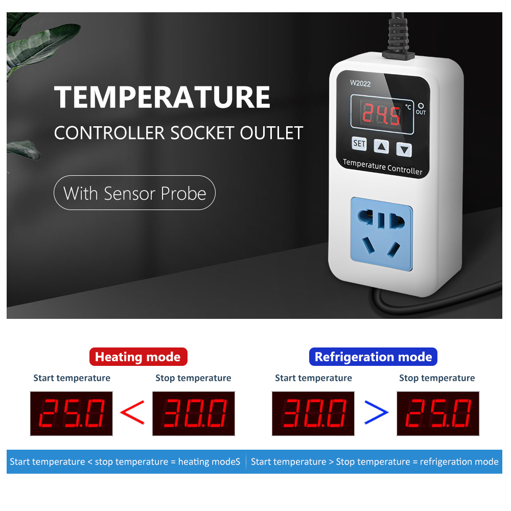 W2022 Temperature Controller 1 - Smart Garden Greenhouse recension och pris