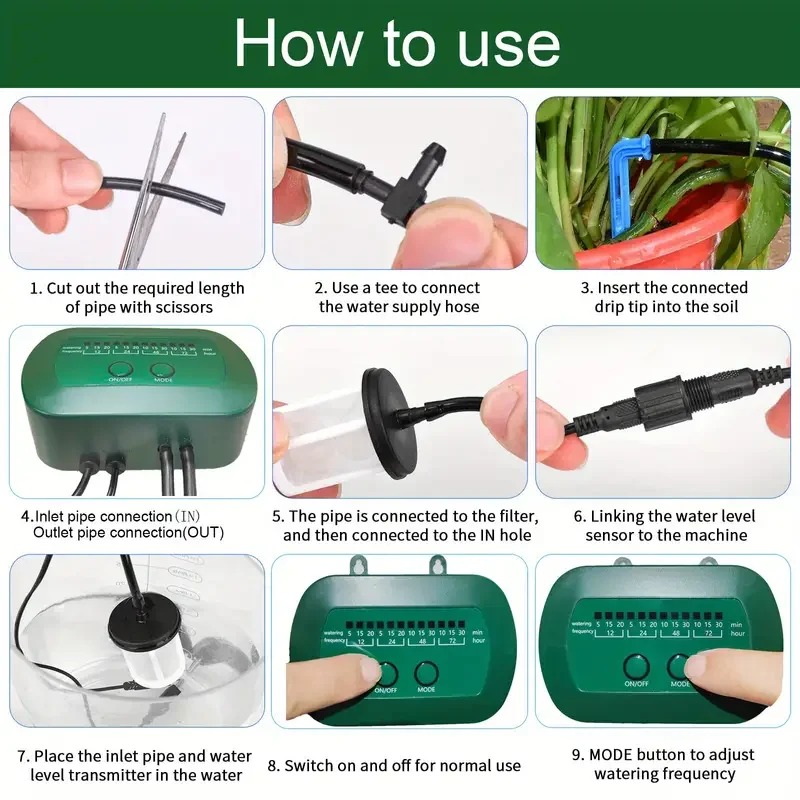 Solar Intelligent Irrigation K - Smart Garden Greenhouse recension och pris