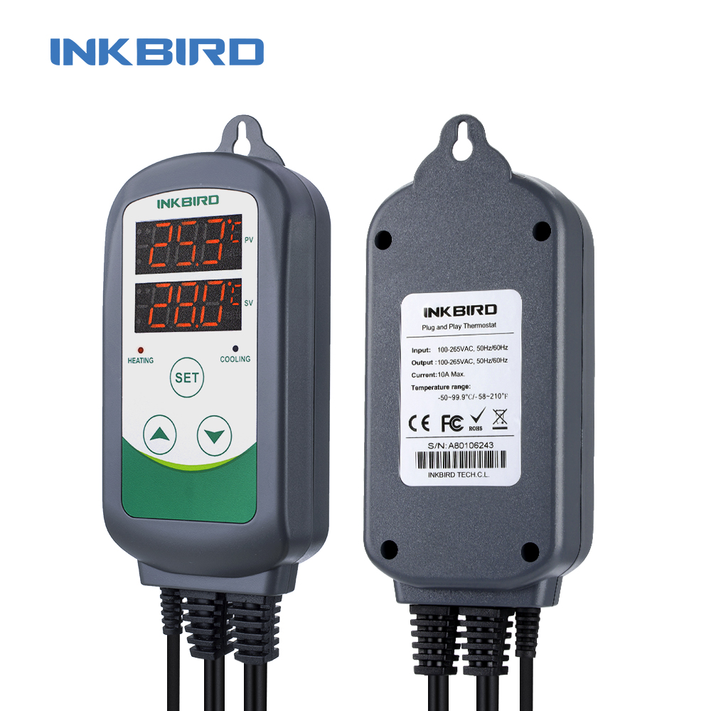 INKBIRD ITC-308 Heating and Co - Smart Garden Greenhouse recension och pris