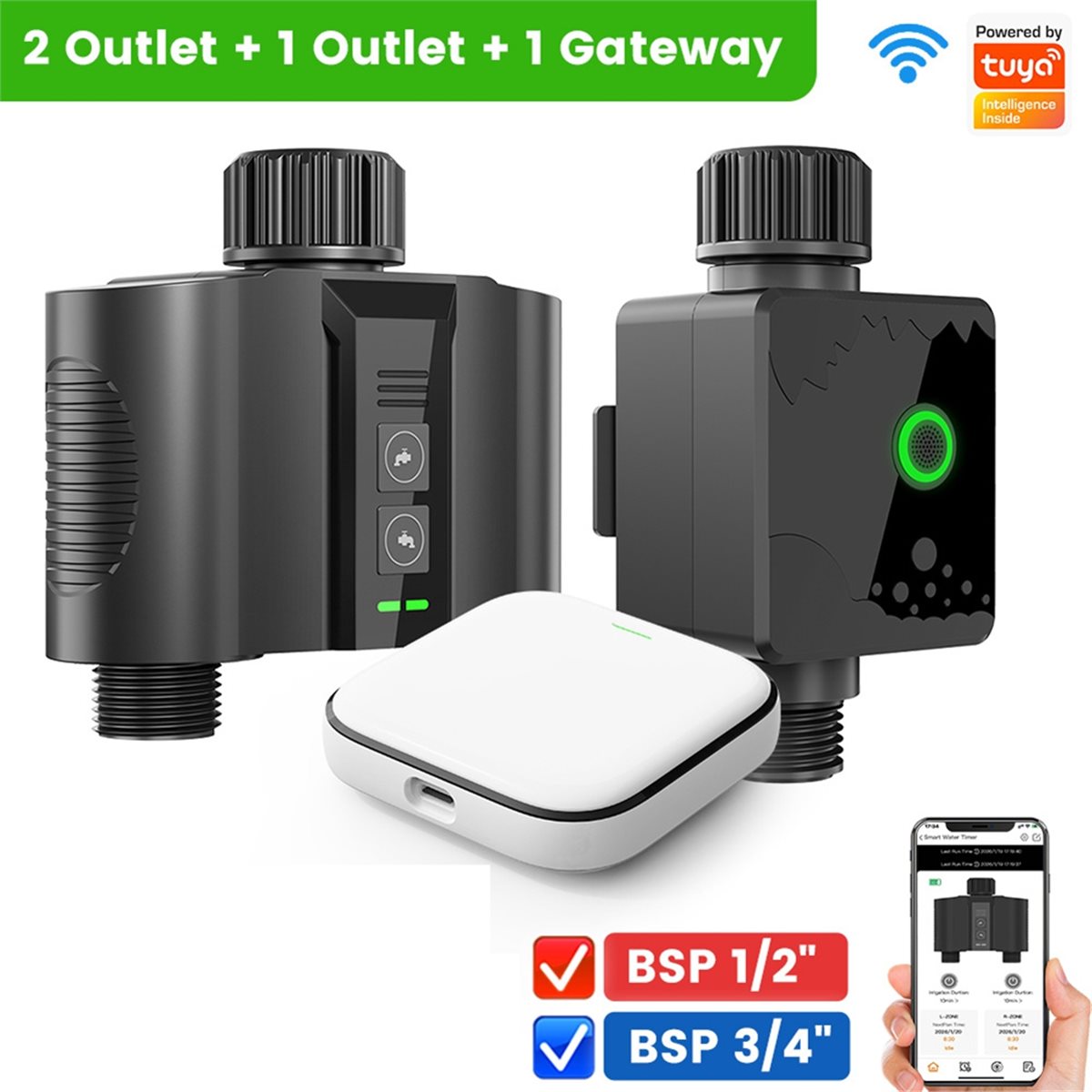 Y17A 1 Set WiFi Water Timer fo - Smart Garden Hose Valve recension och pris
