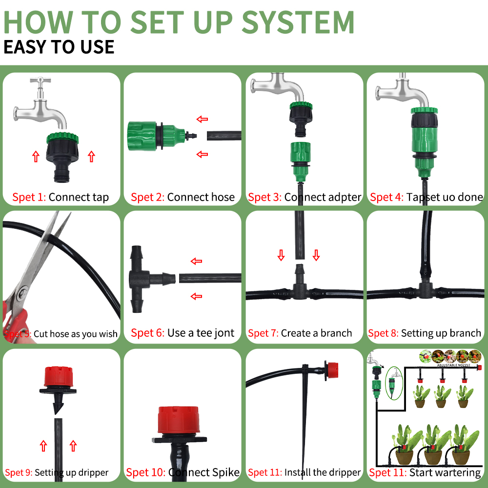 Micro Drip Irrigation System P - Smart Garden Hose Timer recension och pris